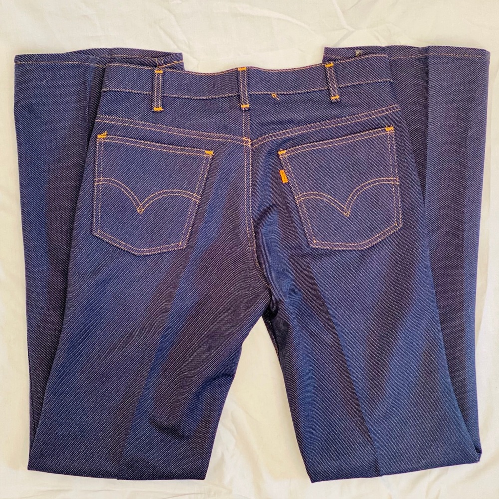 SOLD VTG 70’s Levi’s 517 Sta-Prest Slacks 30x33 - Picture 2 of 10